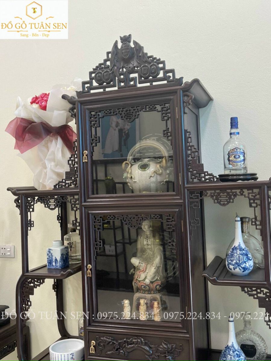 Mua tủ bày đồ dơi t13 của đồ gỗ tuân sen